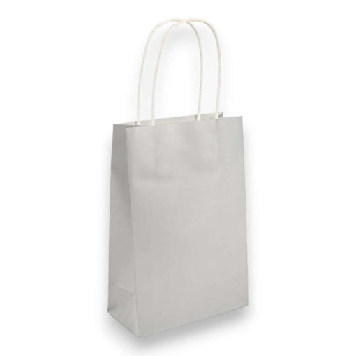 Picture of PAPER PARTY BAG SILVER